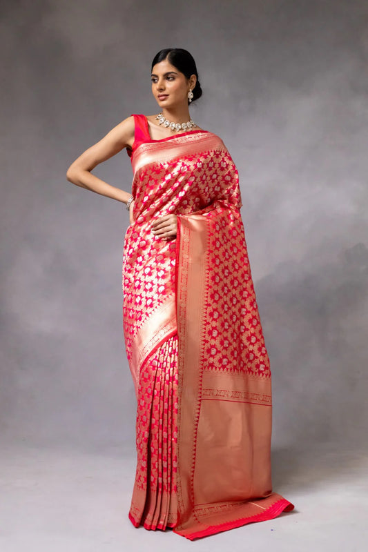 Banarasi soft silk saree